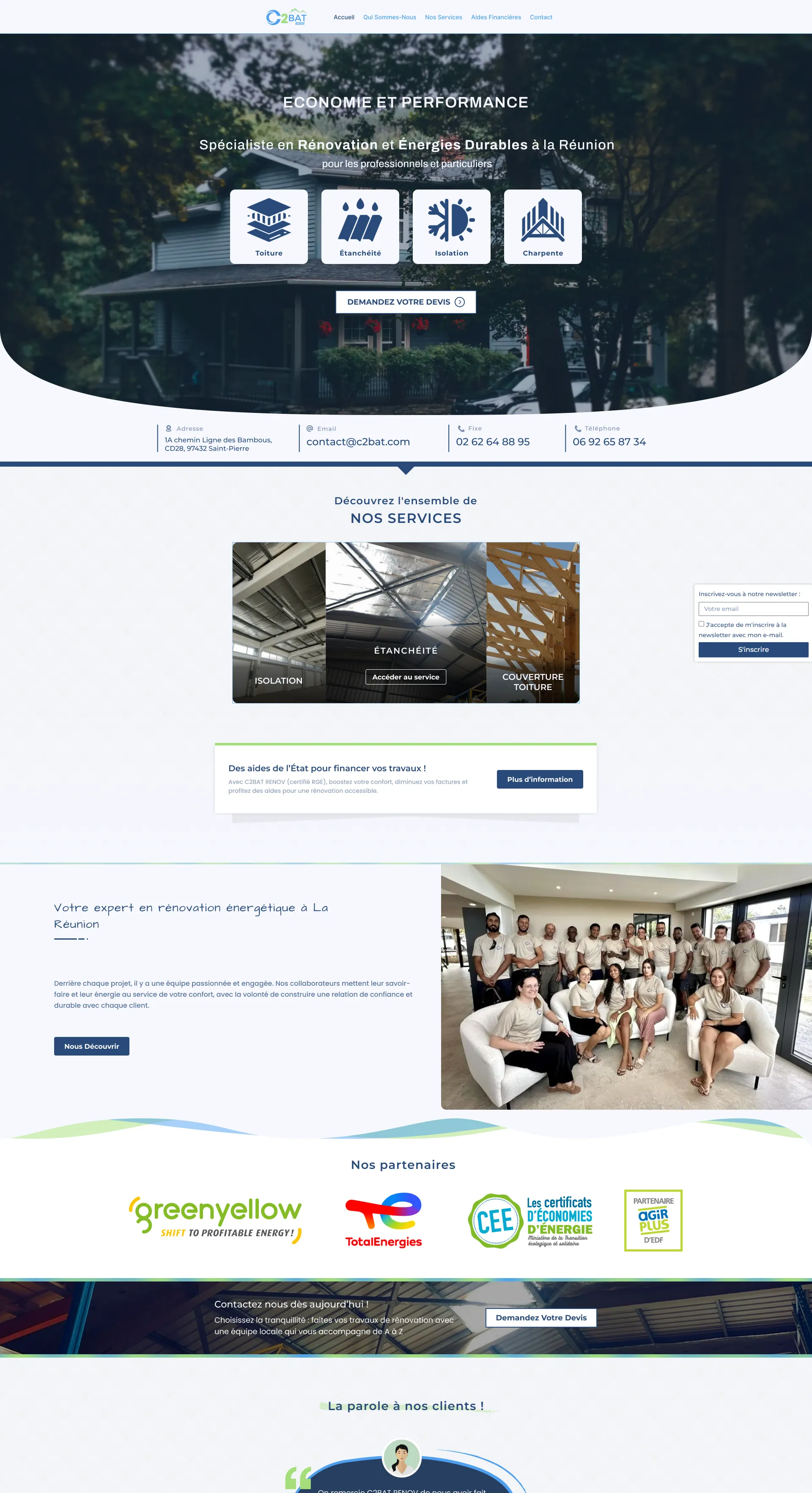 Capture d'écran du projet