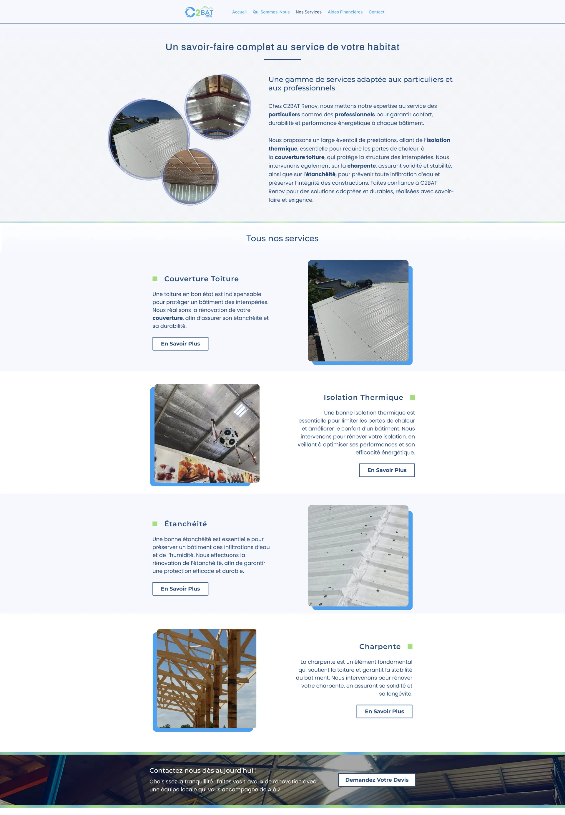 Capture d'écran du projet