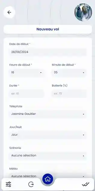 Capture d'écran du projet